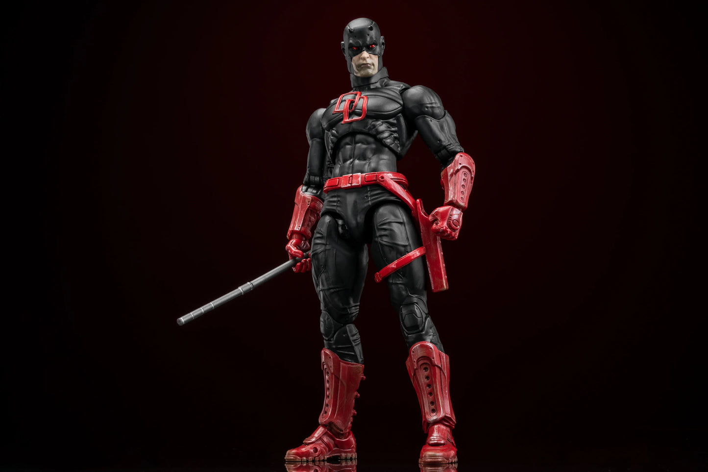 FlefToys Marvel Daredevil Action Figure — 8" Classic Red Shadowland Reborn Black, Devil Defenders Matt Murdock Legends In Stock