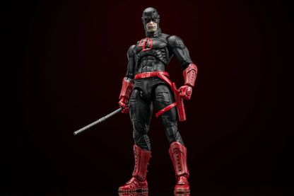 FlefToys Marvel Daredevil Action Figure — 8" Classic Red Shadowland Reborn Black, Devil Defenders Matt Murdock Legends In Stock