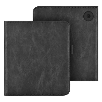 KOBO Libra 7" Leather Case – Hand Strap, Stand & Card Slot Cover for Libra Colour, Libra 2, Libra H2O (N428/N418/N873)