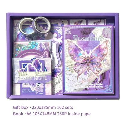 165 Piece Vintage Handbook Gift Boxes – School Student Reward & Scrapbooking Supplies, Children's Gift Set