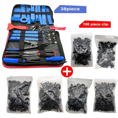 Car Interior Disassembly Kit – Plastic Trim Removal Tools & Clip Puller Set for DIY Auto Panel Work
