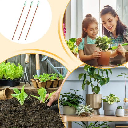 3-Pack Soil Moisture Sensor Kit – Clay Garden Tester for Lawn, Greenhouse, and Indoor Planting