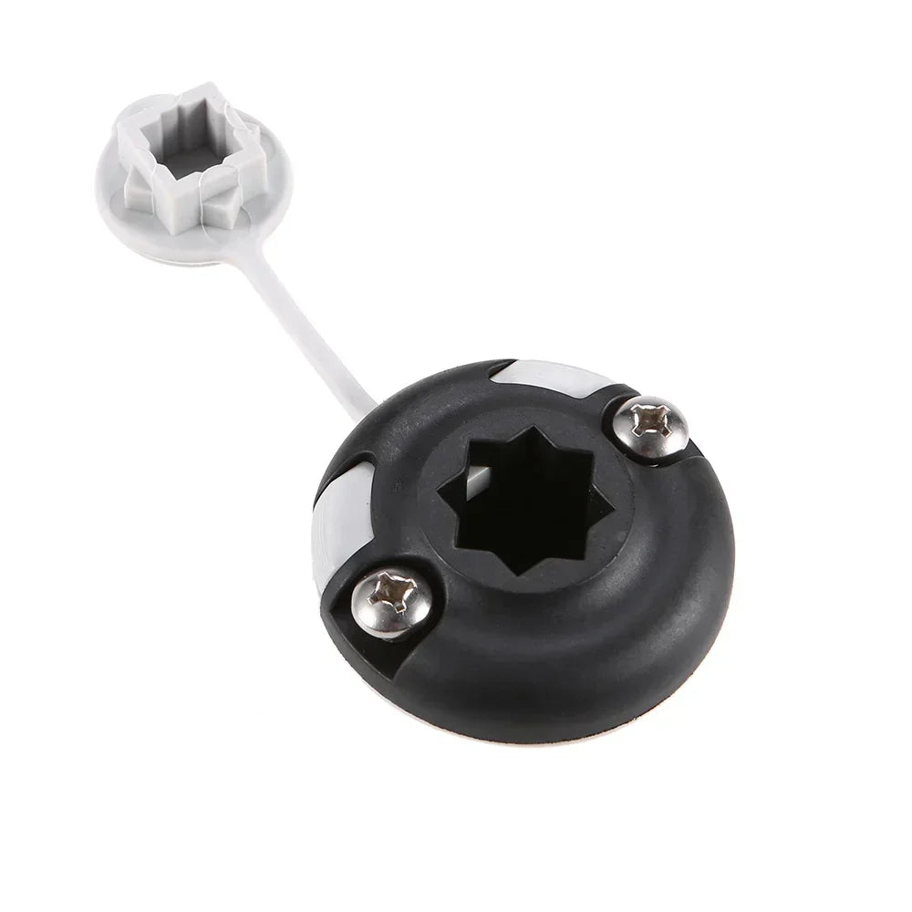Durable Nylon Kayak Mount Base – Inflatable Boat Sea Rod Holder, Tackle Kit Accessory