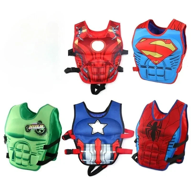 Marvel Avengers Swimsuit - Spiderman Kawaii Cartoon Cosplay Bathing Suit for Kids, Swimming & Holiday Gift