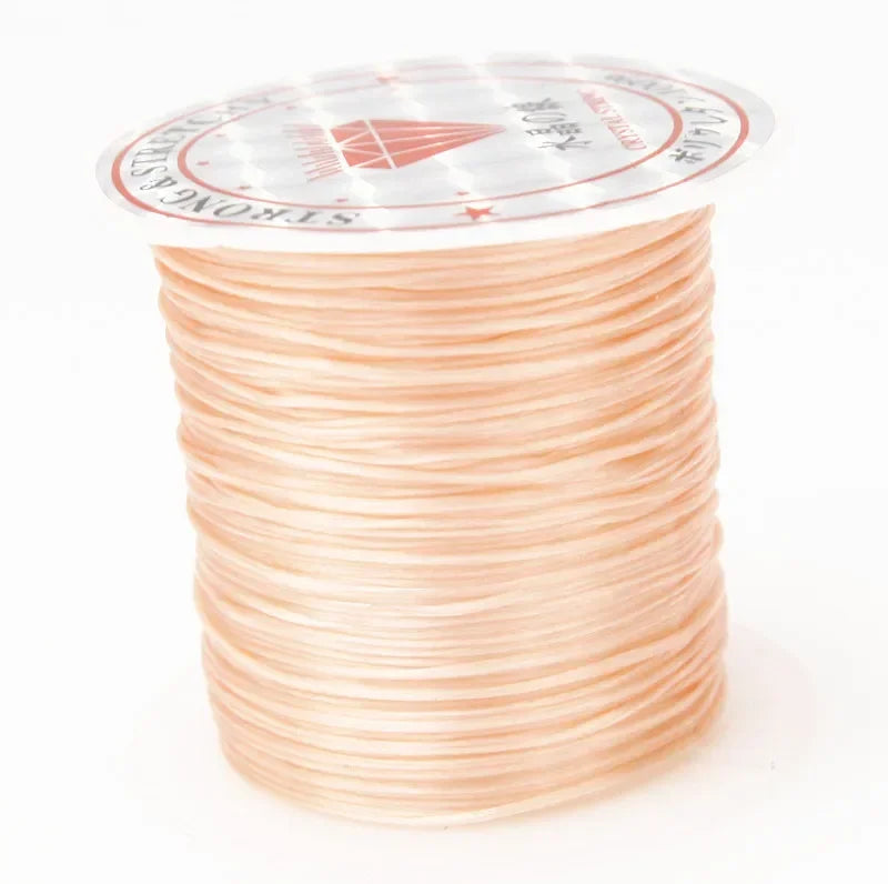 10M Strong Elastic Crystal Beading Cord – 1mm Stretch Thread for DIY Bracelets, Necklaces & Jewelry Making