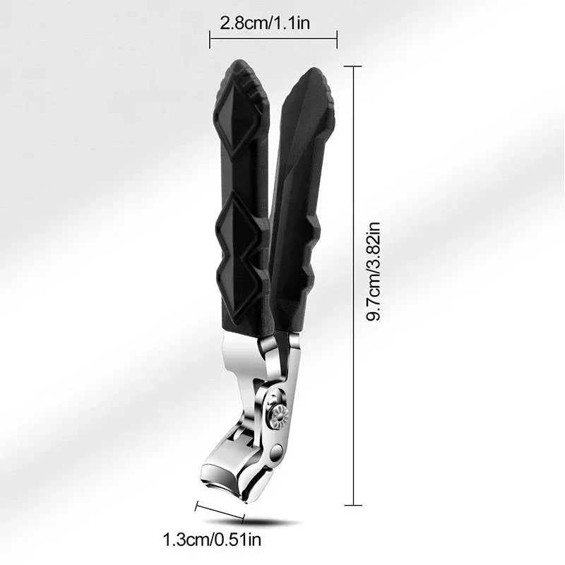 Anti-Splash Nail Clippers – Large Thick Hard Diagonal Pliers for Household Manicure and Nail Care