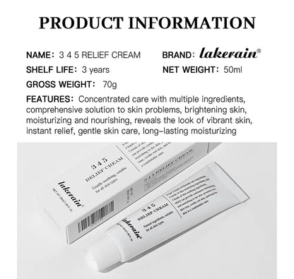 345 Relief Cream — Anti-Aging, Brightening & Acne Scar Repair Skincare