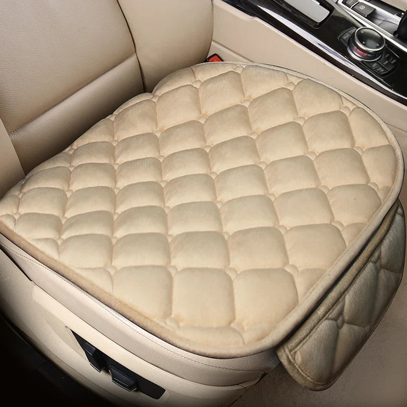Universal Winter Warm Car Seat Cover Protector Set – 3-Piece Rear Seat Cushion Auto Interior Protection for Cars, SUVs & Vans