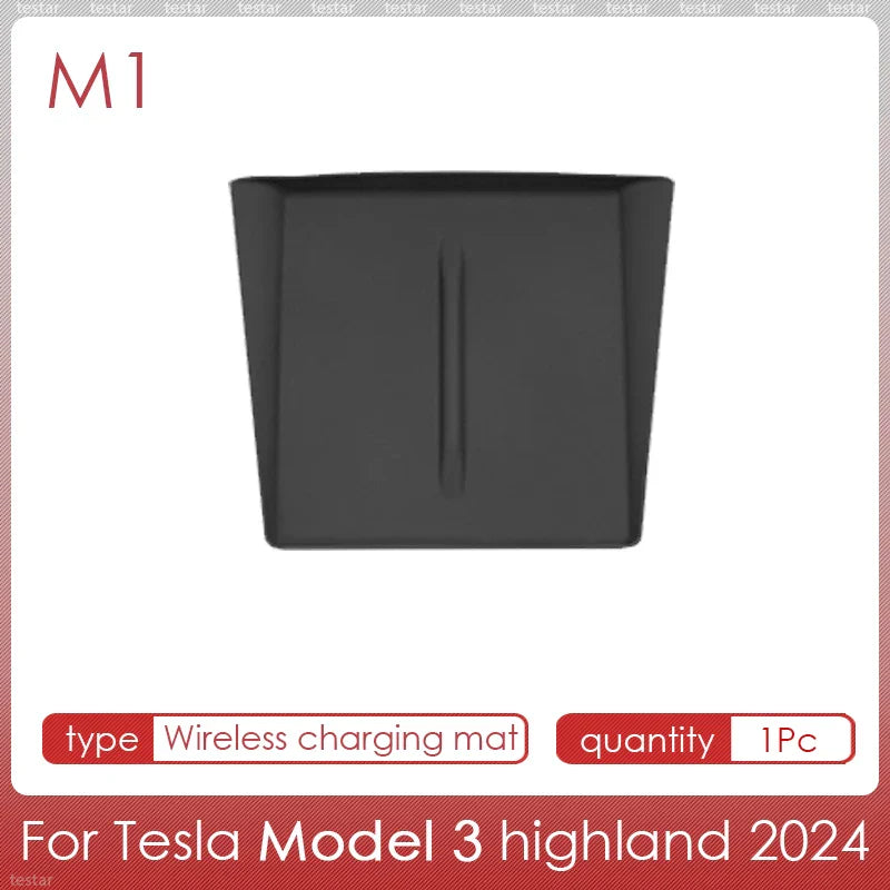 Tesla Model 3 Highland 2024 Center Console Storage Box – Armrest Organizer Accessory for Model 3 Stowing & Tidying