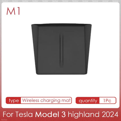 Tesla Model 3 Highland 2024 Center Console Storage Box – Armrest Organizer Accessory for Model 3 Stowing & Tidying