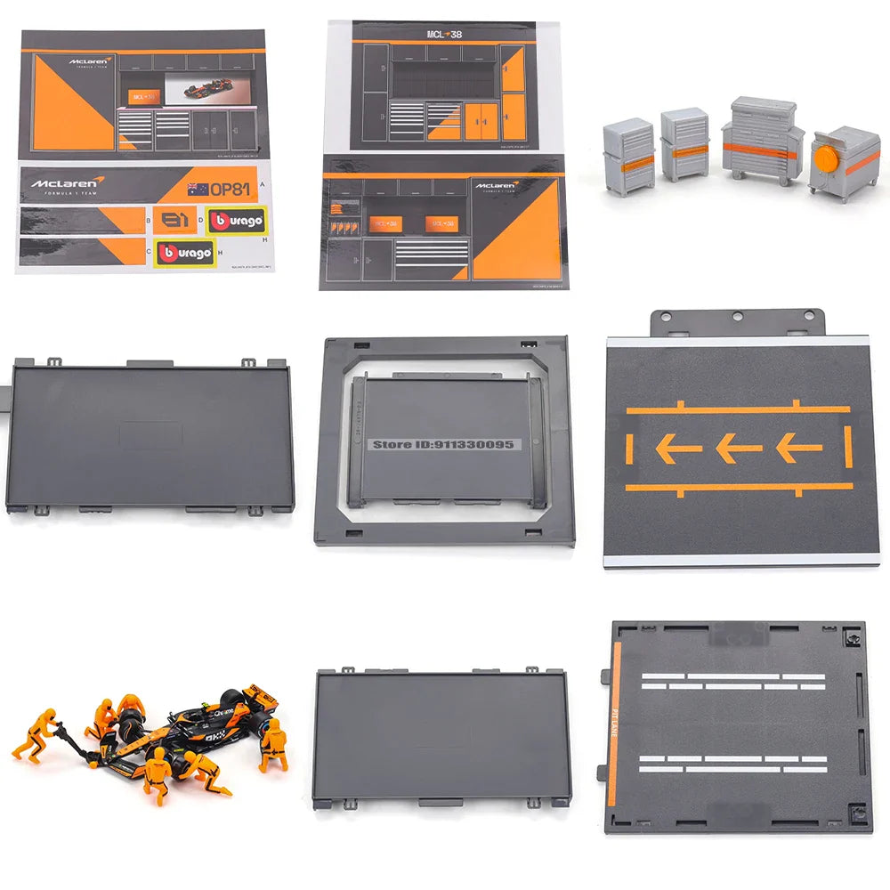 Bburago 1:43 2024 F1 Ferrari SF24 & RB20 Alloy Die-Cast Car Model – Luxury DIY Toy Series