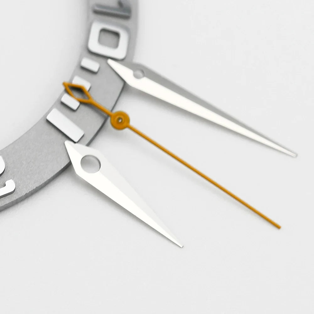 NH35 NH38 Polished Dauphine Watch Hands – 10x14x15mm Presage Cocktail Style Watch Needles & Pointers