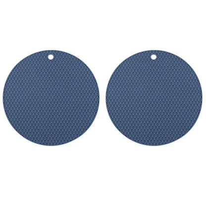 2/4 PCS Multifunction Heat Resistant Silicone Mats – Nonslip Drink Coasters, Pot Holders & Kitchen Placemats