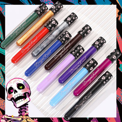 Colored Lip Gloss – Waterproof Matte Lip Glaze in Test Tube, Easy-to-Apply, Long-Lasting Party Lip Makeup
