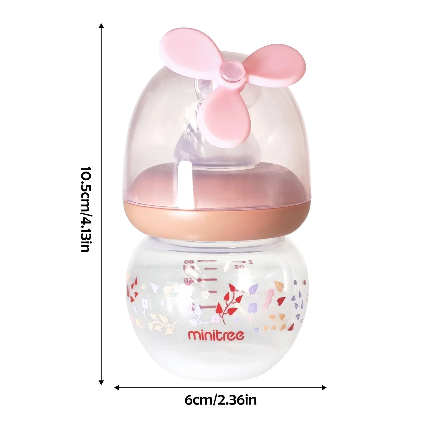 Baby Dinosaur Silicone Nipple Bottle – Imitation Breastfeeding with Straw Handle for Baby Boy & Girl