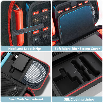 OIVO Large Storage Bag for Nintendo Switch — Portable Waterproof & Anti-Scratch Carrying Case for Switch OLED