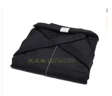Aikido Gi Uniform & Cotton Hapkido Pants – Black Kendo Hakama Samurai Keikogi for Men, Women & Kids