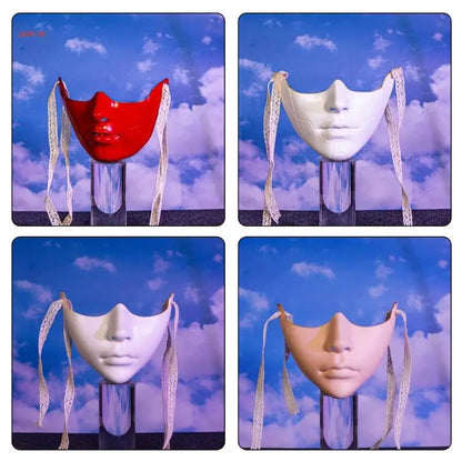 Adult Mechanical Half-Face Masquerade Mask — Cosplay & Halloween Dress-Up Prop for Men & Women Gift
