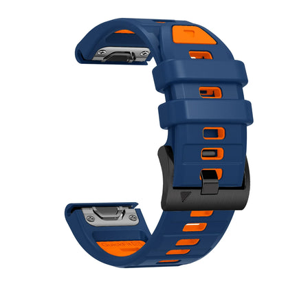 QuickFit Silicone Watch Strap – 22/26mm Band for Garmin Fenix 8/7/6/5, Epix Pro, Instinct 2, Enduro 3