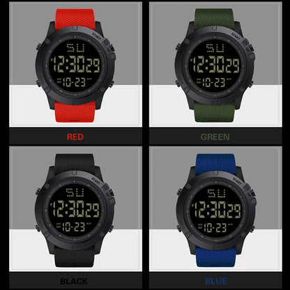 Men's Sport Watch – Multifunction Military Digital Watch, Waterproof, Luminous LED, Big Dial for Kids, Students, and Outdoors