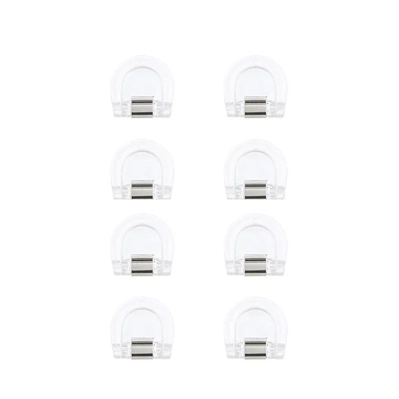 8PCS Invisible Pant Hem Clips - Non-Slip Leg Shortening Clips for Clothing Adjustment & Quick Fixing