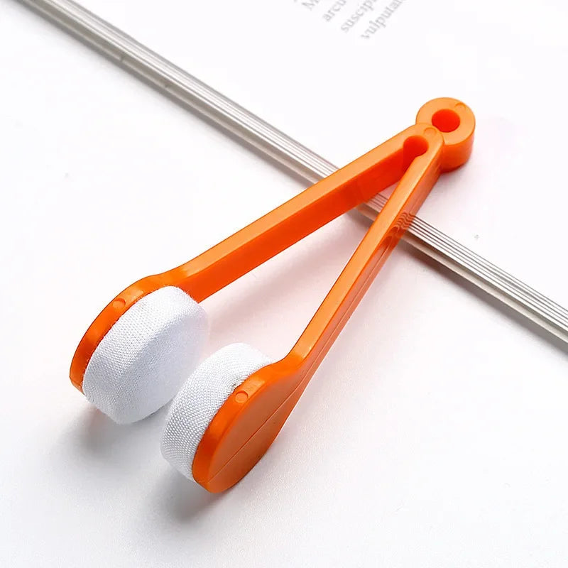1-4pcs Portable Eyeglass Cleaner Brush – Microfiber Sunglasses & Spectacles Cleaning Tool