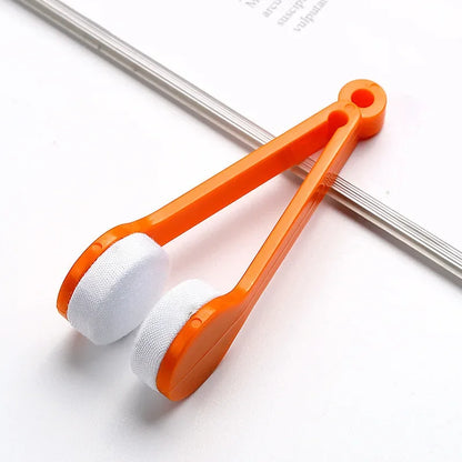1-4pcs Portable Eyeglass Cleaner Brush – Microfiber Sunglasses & Spectacles Cleaning Tool