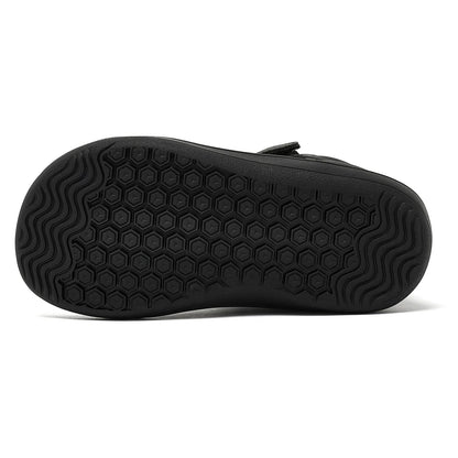 HOBIBEAR Kids Winter Shoes – Wide Toe Box Faux Fur Lined Ankle Sneakers for Boys & Girls