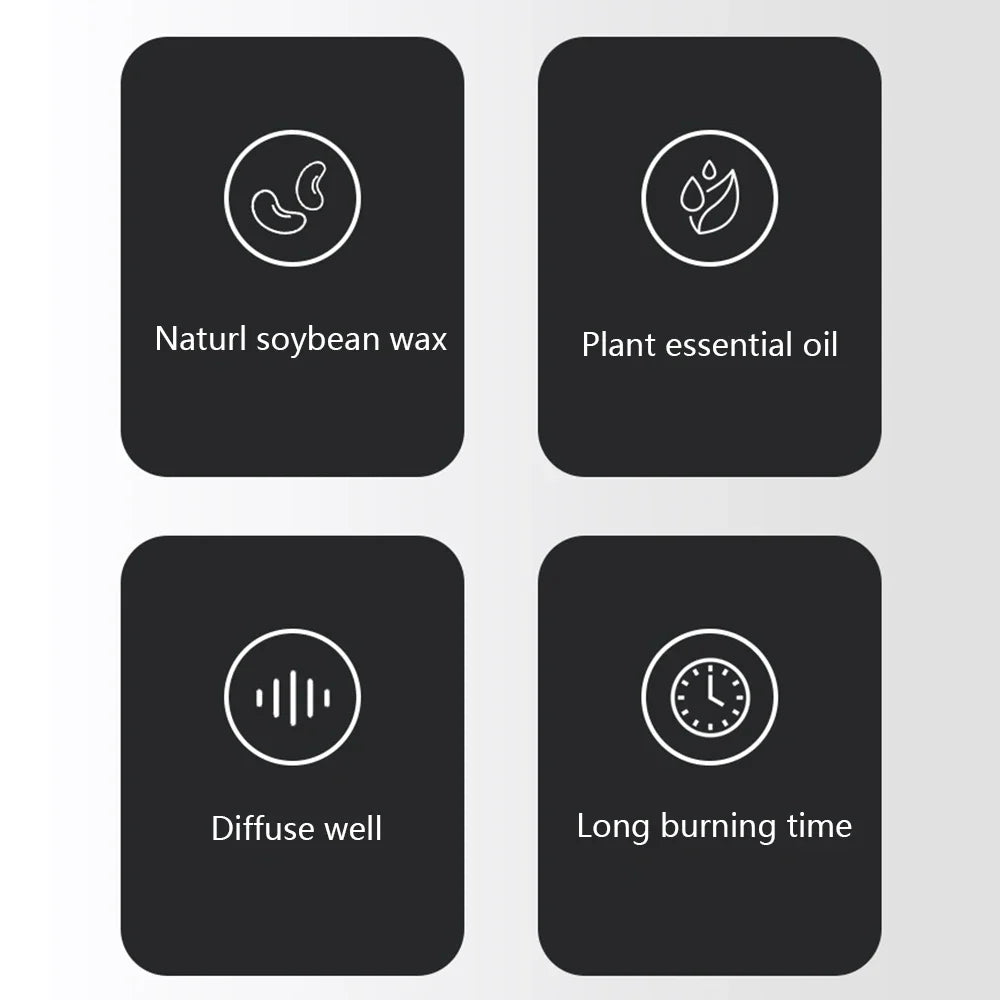 Romantic Scented Candle & Aromatherapy Diffuser – Long-Lasting Home Air Freshener Gift