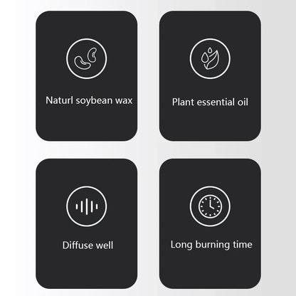 Romantic Scented Candle & Aromatherapy Diffuser – Long-Lasting Home Air Freshener Gift