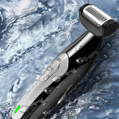 Electric Back Shaver for Men – USB Rechargeable Waterproof Back Hair Trimmer with Extended Handle