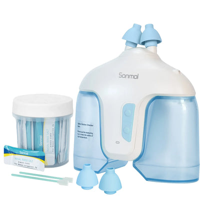 Electric Nasal Irrigation System – Includes 50 SaltPods, Nose Washer & Sinus Rinse Cleaner for Congestion Relief