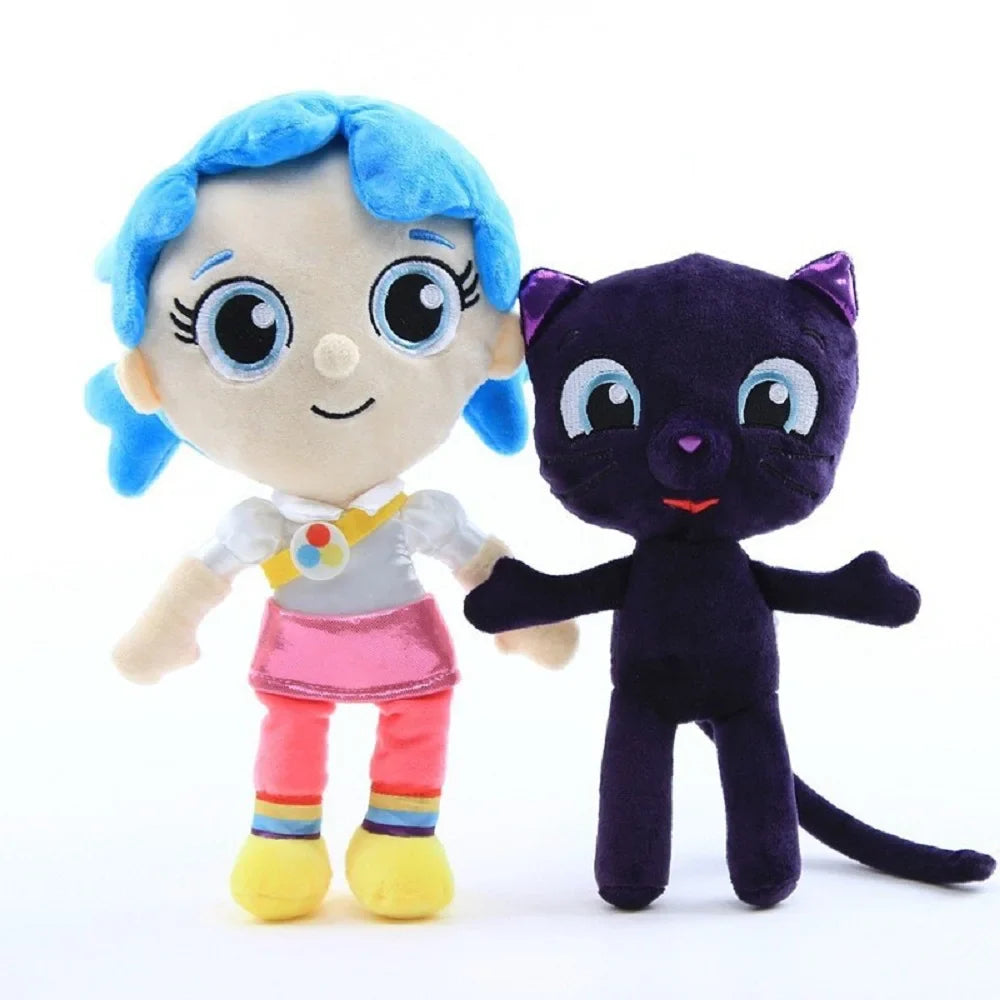 25/30cm Anime True & The Rainbow Kingdom Plush – Bartleby Cat, Zee, Grizelda & Frookie Stuffed Doll, Kids Gift