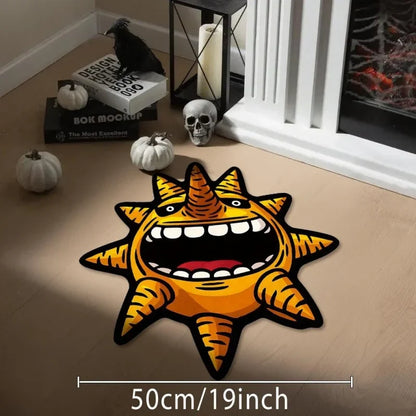 Anime Style Sun Carpet - Creative Living Room & Bedroom Decor Rug for Home and Festival Gifts