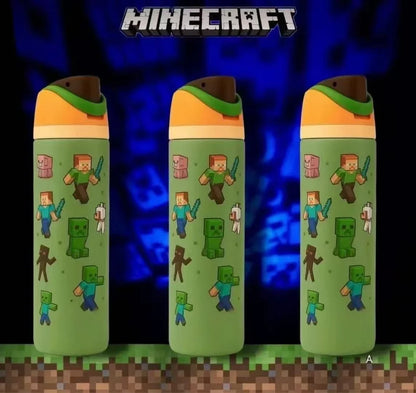 32oz & 24oz One-Touch Pop-Up Sports Water Bottle — Vacuum Insulated Tumbler with Straw & Spout, Leakproof for Outdoor and Gym Use