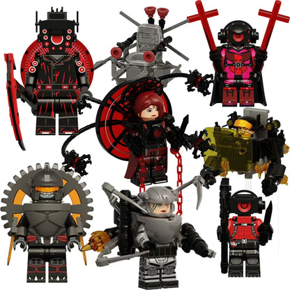 2025 KDL844 Toilet Man Mini Puzzle – Cartoon Bricks Action Figure Building Blocks Toy Gift