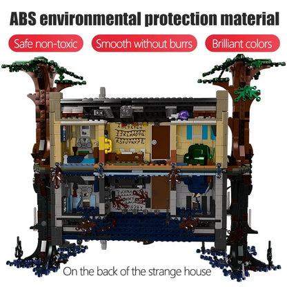 HOT TOY 2499Pcs Stranger Things The Upside Down Building Blocks – Compatible 75810 Model Kit for Kids & Adults