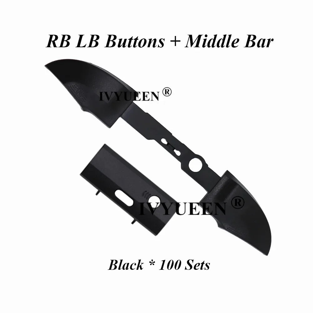 IVYUEEN 100PCS RB/LB Bumper Trigger Buttons – Middle Bar Holder for Xbox Series X|S Controller Repair Parts