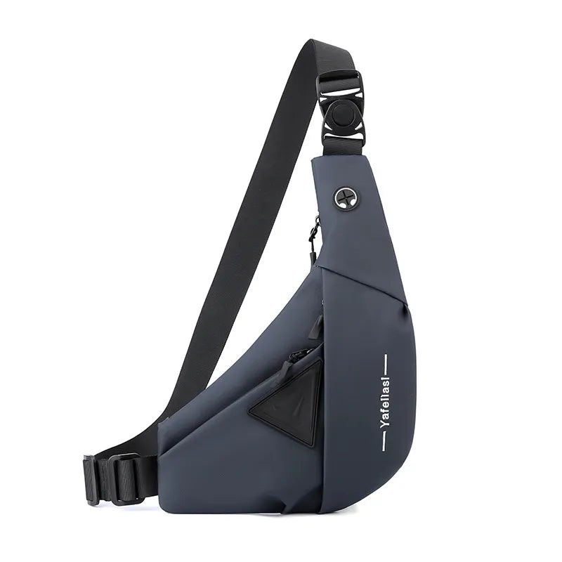 Men's Sling Chest Bag | Small Shoulder Messenger | Anti-Theft Mini Travel Crossbody | Mobile Phone Holder