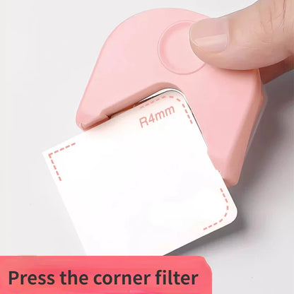 Circle Cutter & Button Maker — Portable Corner Rounder Paper Cutter for Cards, Photos & Crafts
