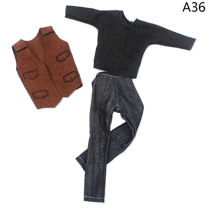 30cm Doll Clothing Set — Men’s Multi-Style Sports Outfit for Boyfriend Dolls