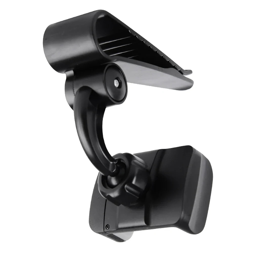 Car Sun Visor Phone Holder - 360° Rotating Universal Navigation Mount Clip