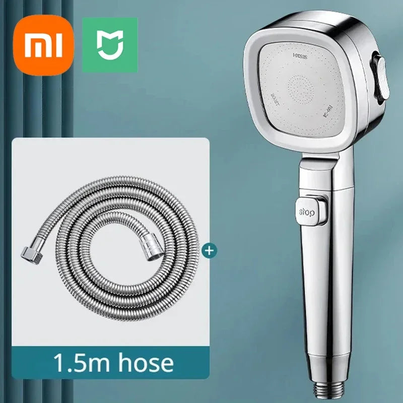 Xiaomi High Pressure Shower Head Set – 3 Modes Adjustable Smart Sprayer with Bathroom Accessories