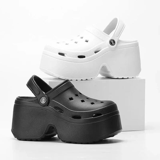 2024 Women's Chunky Platform Sandals - Summer Non-Slip EVA Wedge Beach Slippers for Garden