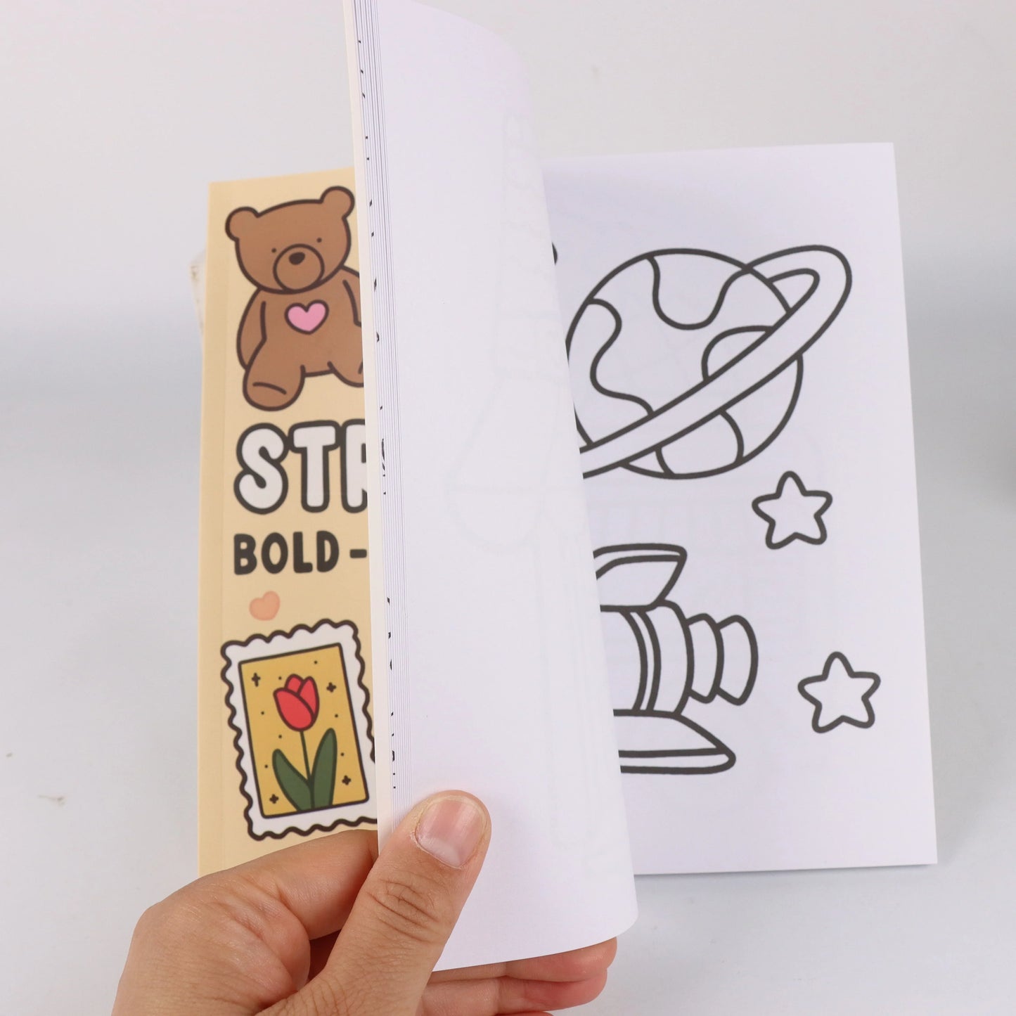 Into the Garden Coloring Book for Adults & Teens - Bold & Simple Designs with Plants, Flowers & Cute Animals