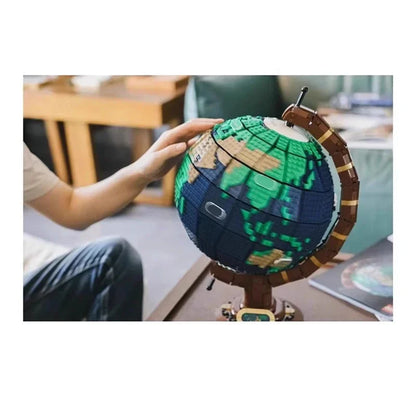 2585PCS Globe Map Building Block Set – Creative MOC Model Toy for Children’s Educational Assembly & Birthday Gift