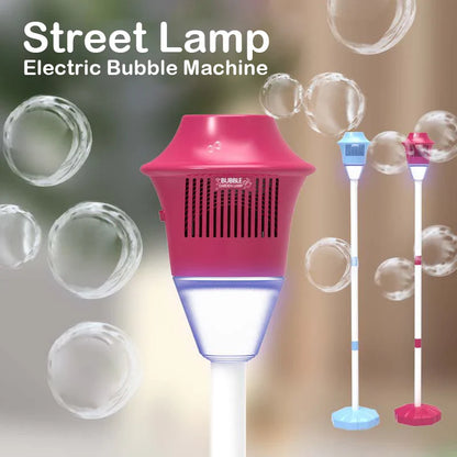 Street Light Bubble Machine – Fully Automatic Light-Up Bubble Maker for Birthday, Wedding & Outdoor Parties