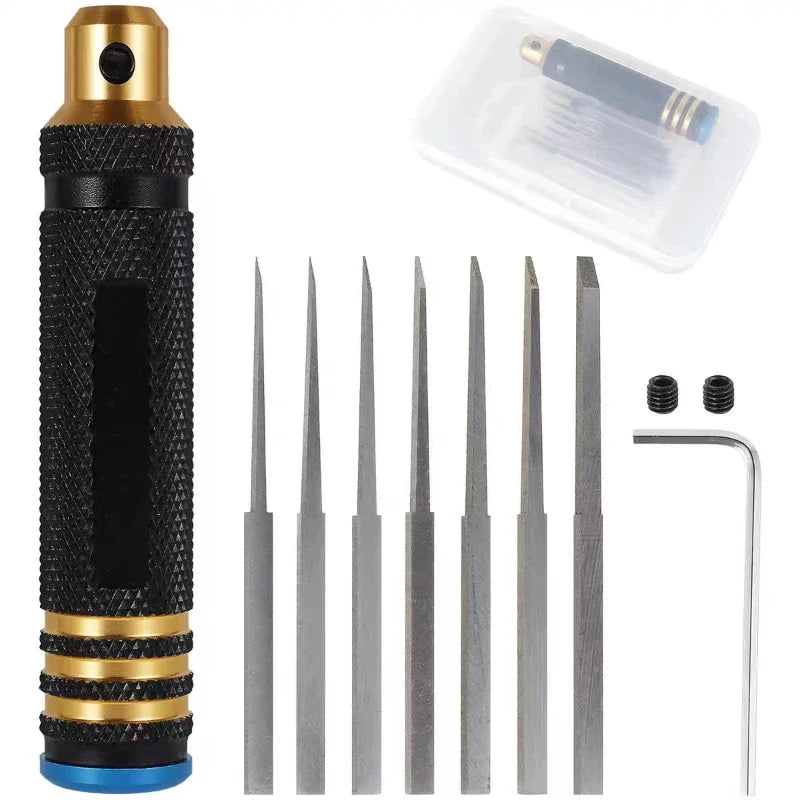 Wear-Resistant Model Carving Scriber Tool Set – Precision Engraving, Cutting & Resin Line Scribing Knife