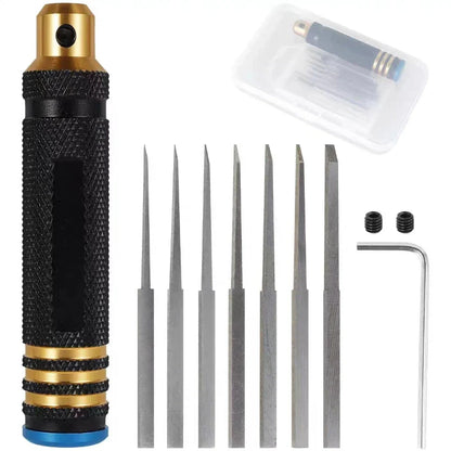 Wear-Resistant Model Carving Scriber Tool Set – Precision Engraving, Cutting & Resin Line Scribing Knife