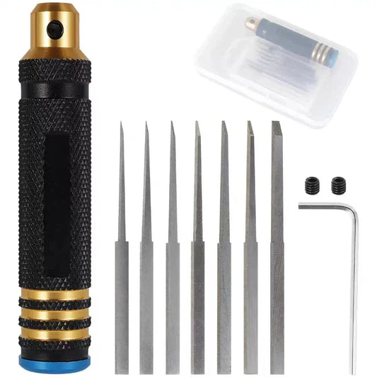 Wear-Resistant Model Carving Scriber Tool Set – Precision Engraving, Cutting & Resin Line Scribing Knife
